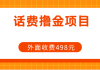 长期话费撸金项目，外面498元在带人